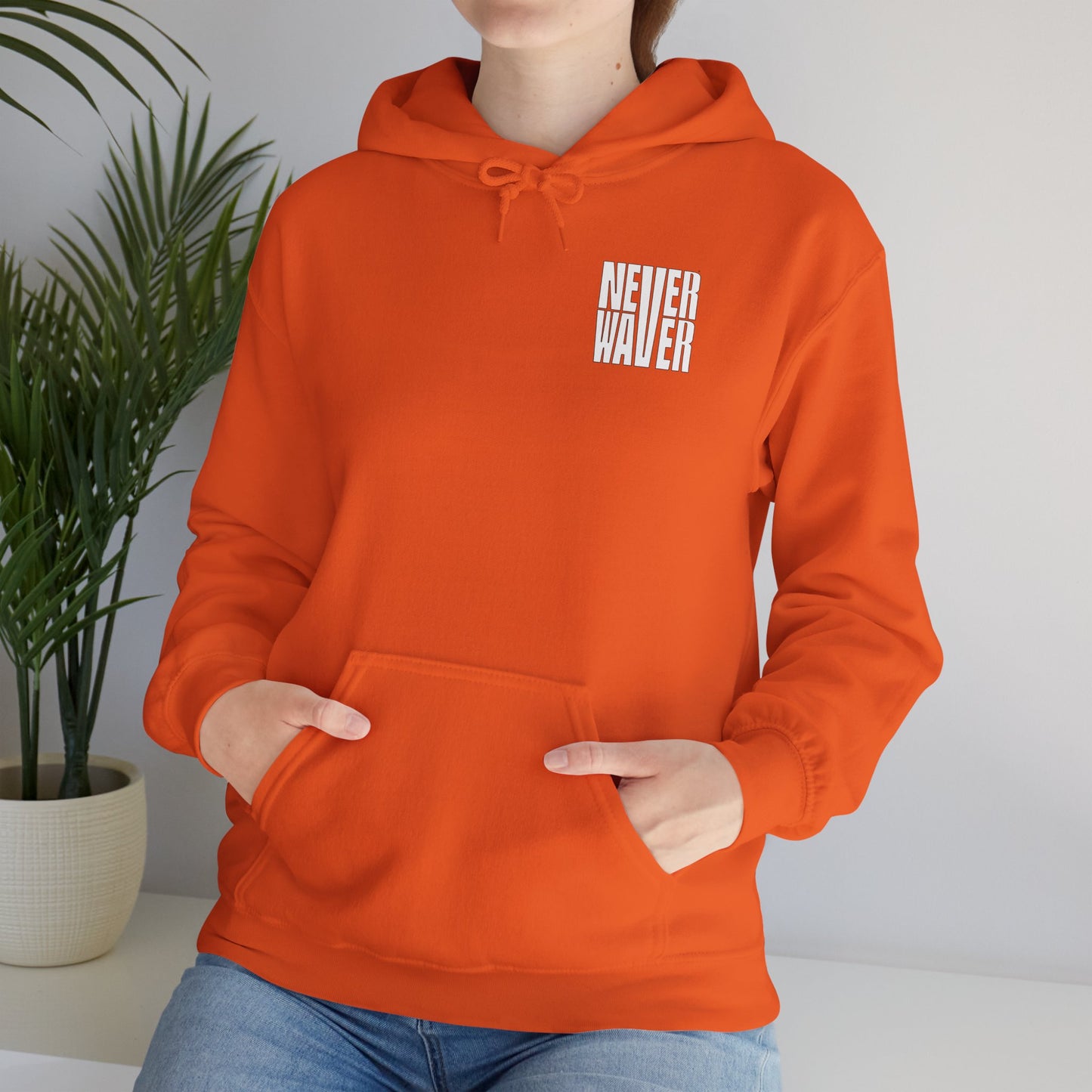 Never Waver I Don't Ride on the Crazy Train I Drive It Unisex Heavy Blend™ Hooded Sweatshirt