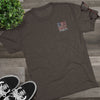 Respect Is Earned Never Waver It's Not Given Unisex Tri-Blend Crew Tee