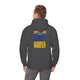 Inspired Unisex Heavy Blend™ Hooded Sweatshirt -Los Angeles Fans NEVER WAVER Graphic by Printify