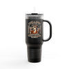 Never Waver Just A Mom Trying Not to Raise A&&holes Insulated Travel Mug