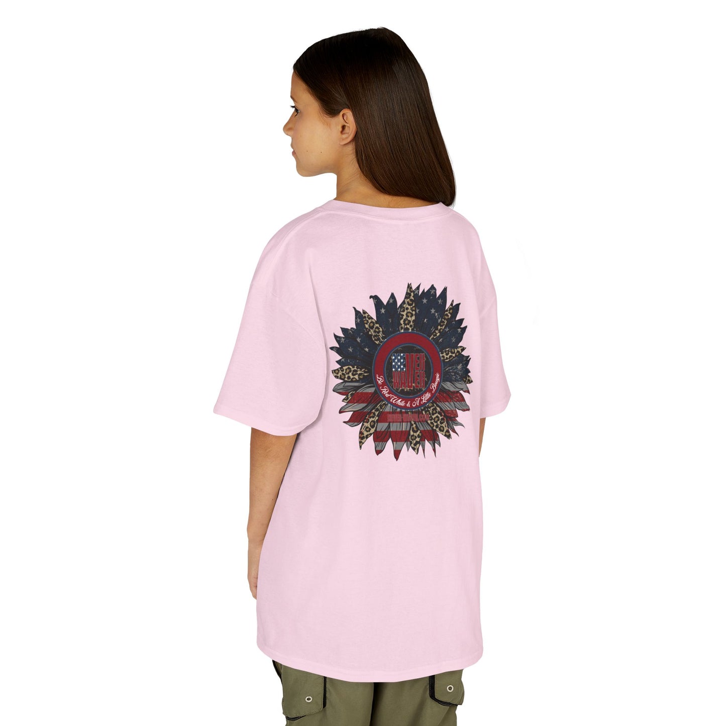 Kids Heavy Cotton™ Never Waver  Be Red White and- A Little Bougie Stylish, Comfortable Everyday Wear