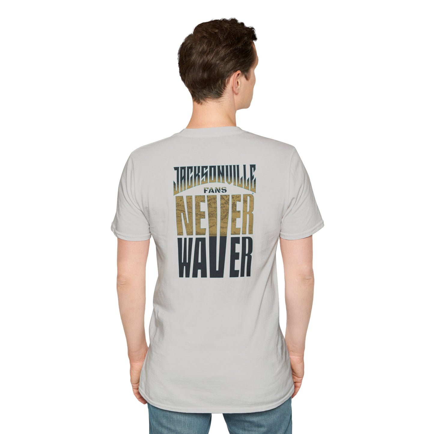 Jacksonville Fans Never Waver Unisex Softstyle T-Shirt