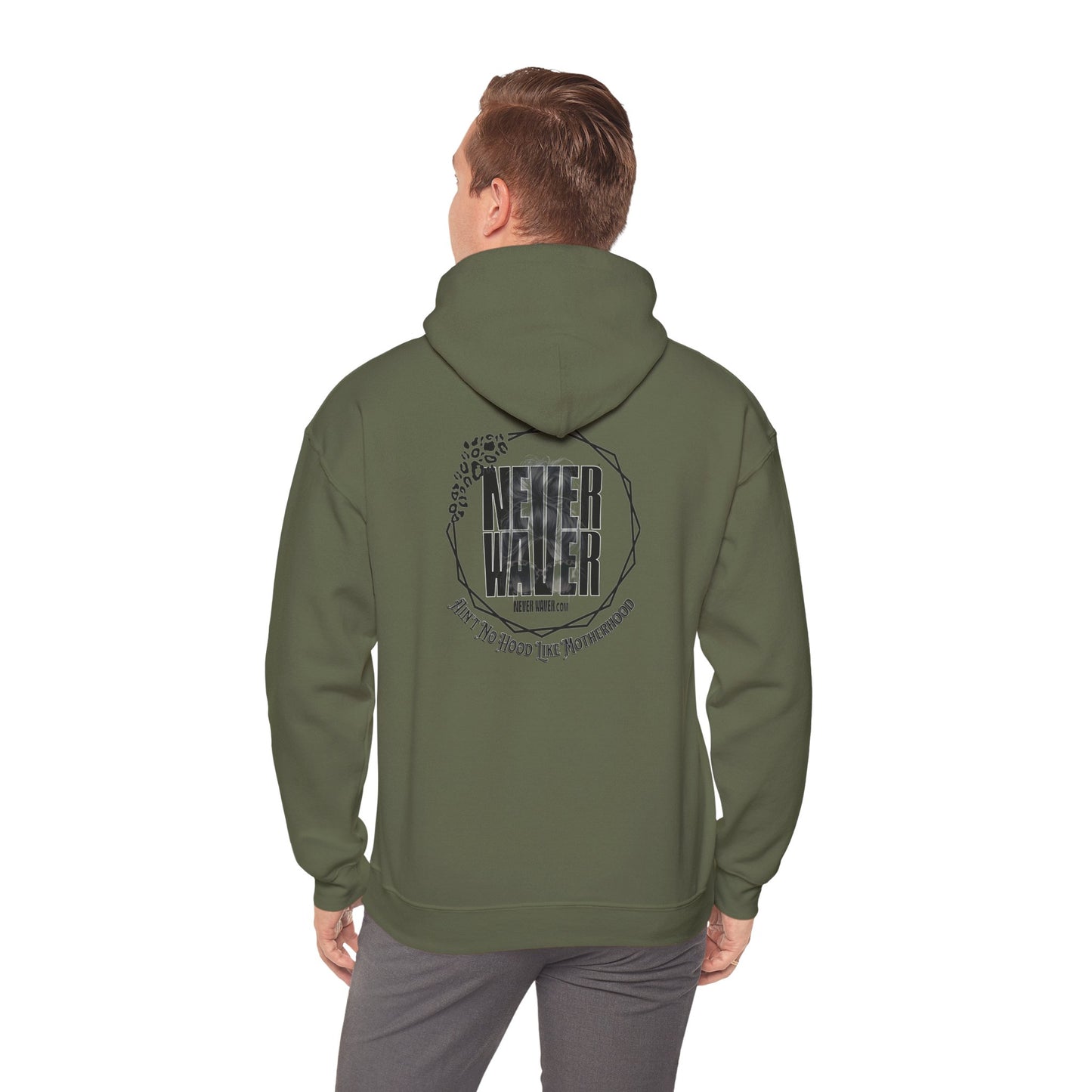 'Never Waver Ain't No Hood Like Motherhood' Unisex Heavy Blend™ Hoodie