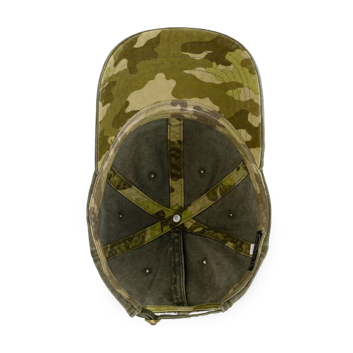 Never Waver  Women's Pigment-Dyed Cap with Fashion Undervisor (Embroidery)