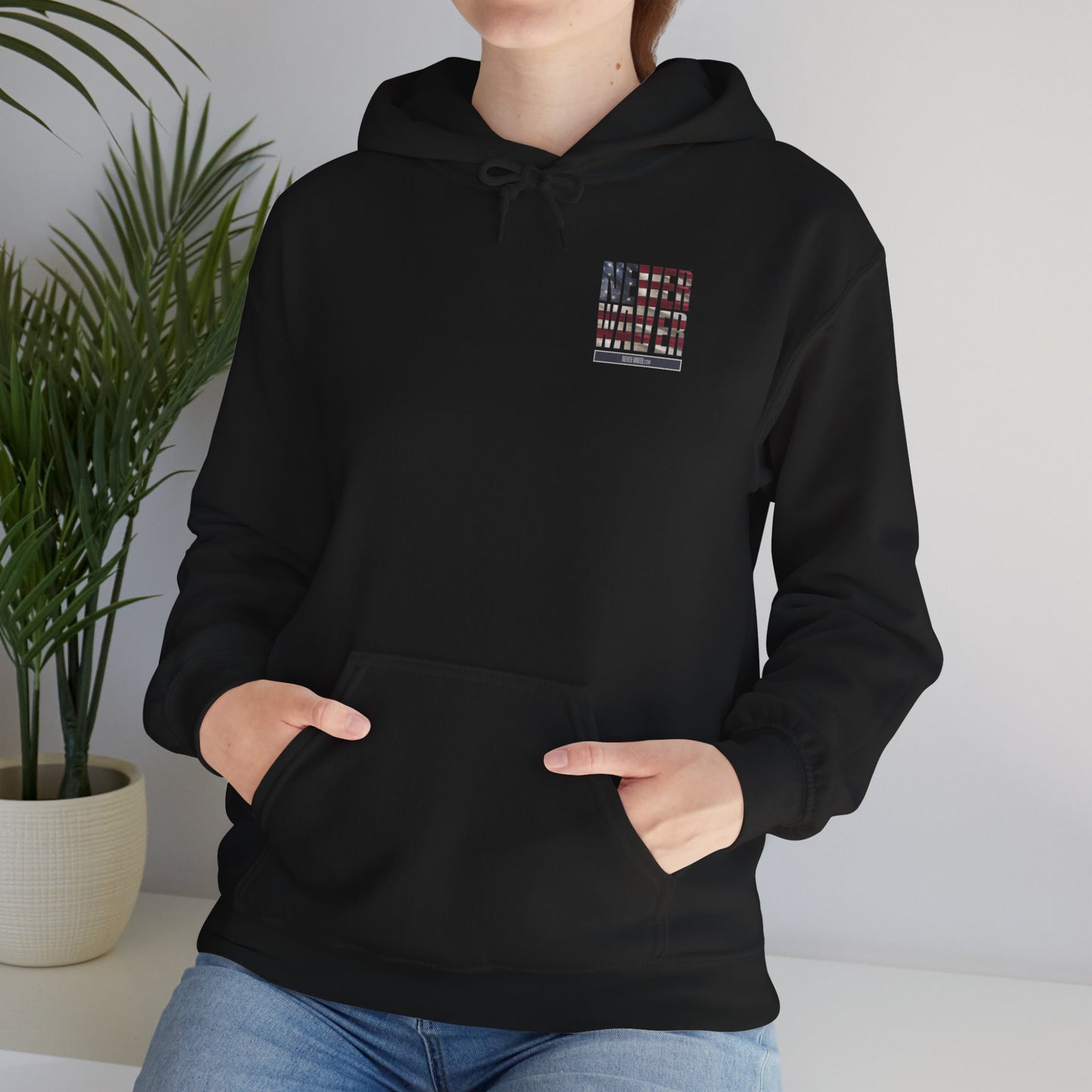 Respect Is Earned Never Waver It's Not Given Hoodie - Unisex Heavy Blend™ with Inspirational Design