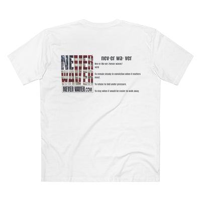 Never Waver Definition Men's Staple Tee