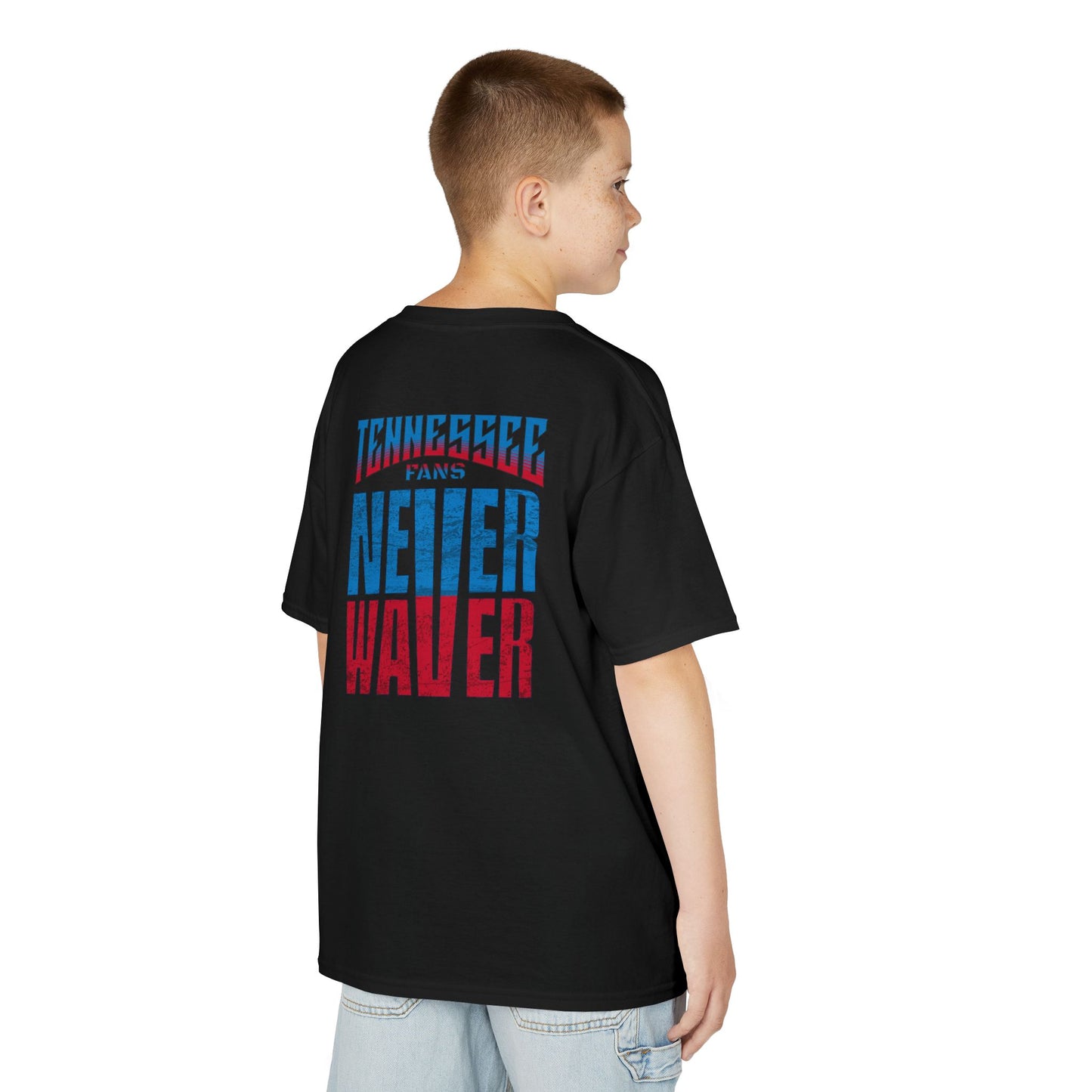 Tennessee Fans Never Waver Kids Heavy Cotton™ Tee