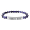 You Never Waver  Bracelet Engraved Natural Stone Beaded Bracelet