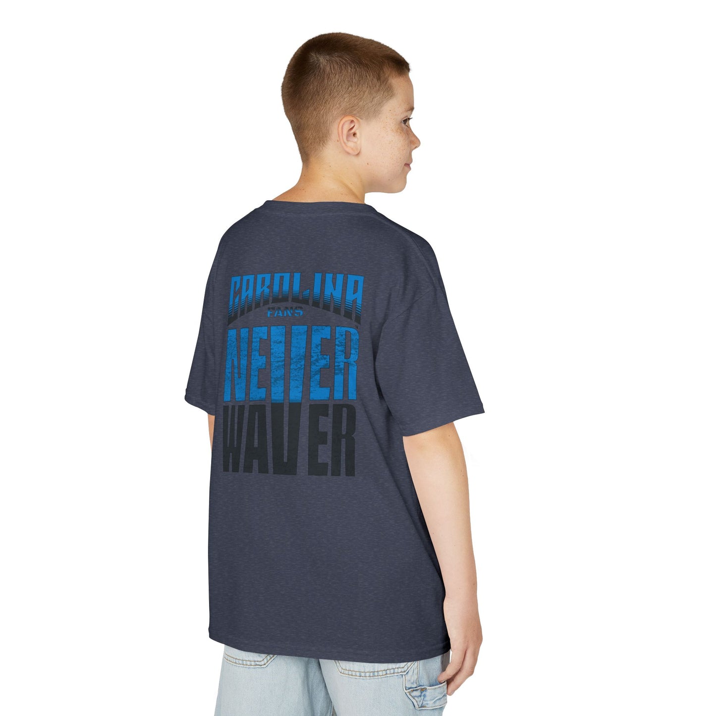 Carolina Fans Never Waver Kids Heavy Cotton™ Tee