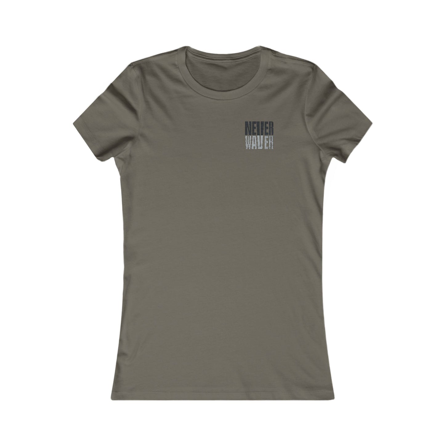 Las Vegas Fans Never Waver W-Leopard Football Women's Favorite Tee