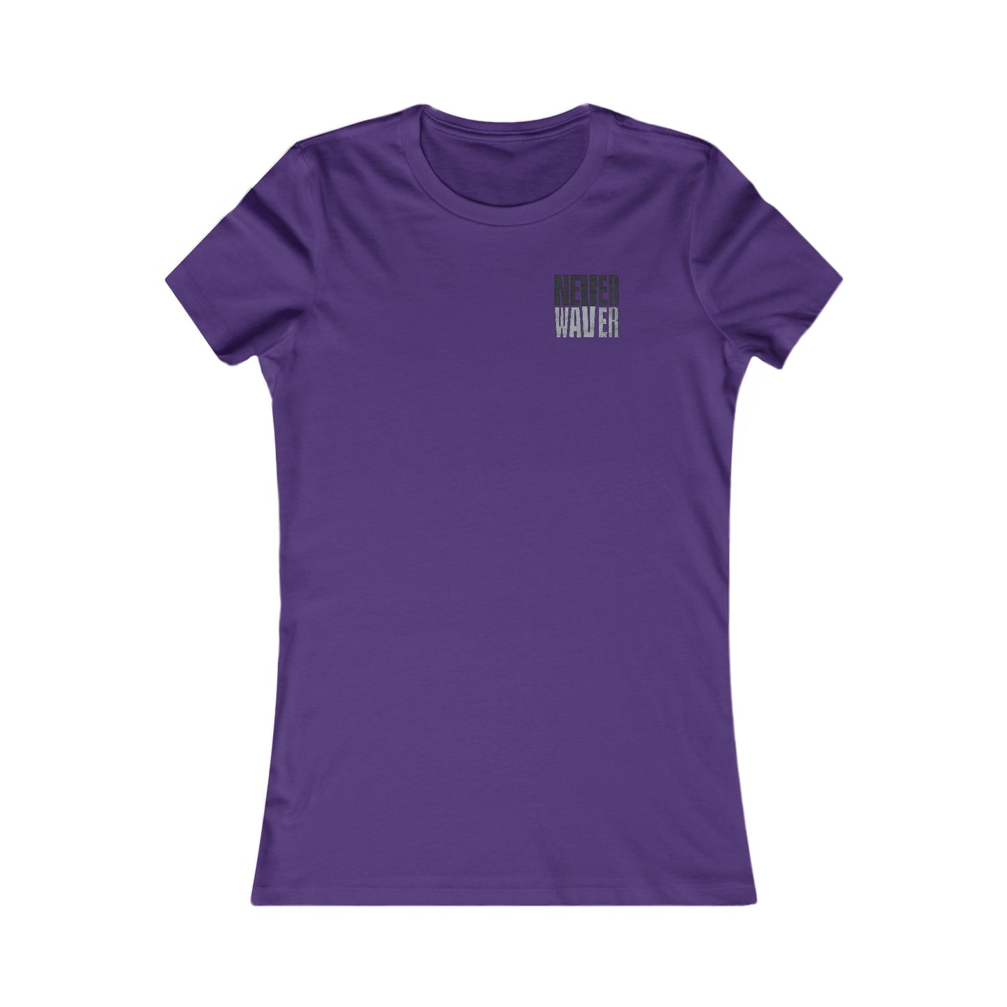 Las Vegas Fans Never Waver W-Leopard Football Women's Favorite Tee
