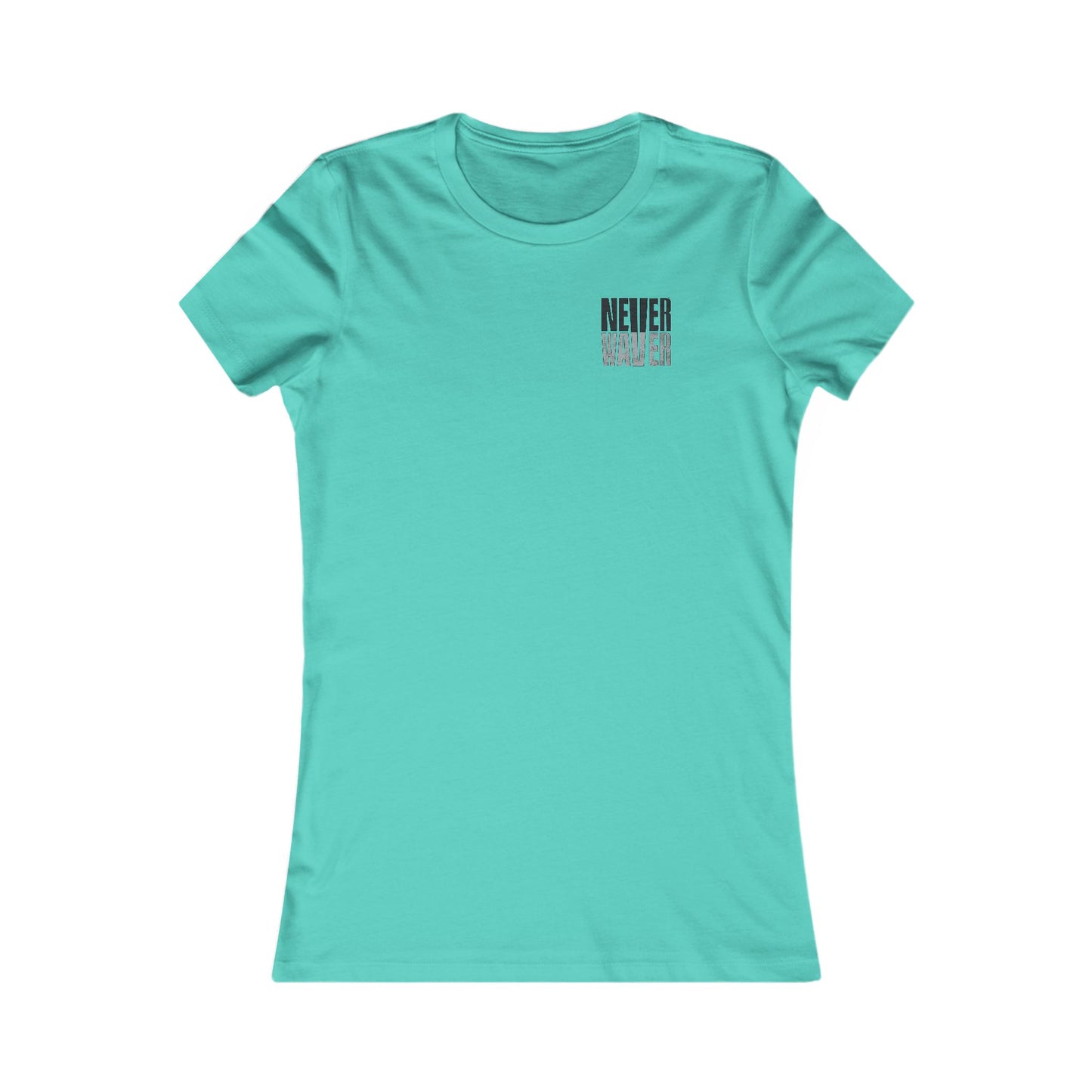 Las Vegas Fans Never Waver W-Leopard Football Women's Favorite Tee