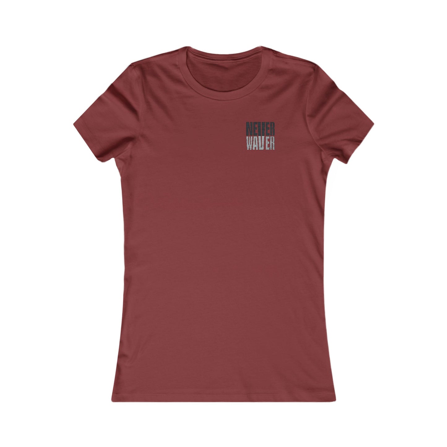 Las Vegas Fans Never Waver W-Leopard Football Women's Favorite Tee