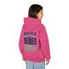 Seattle Fans Never Waver Youth Heavy Blend Hooded Sweatshirt