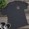Respect Is Earned Never Waver It's Not Given Unisex Tri-Blend Crew Tee