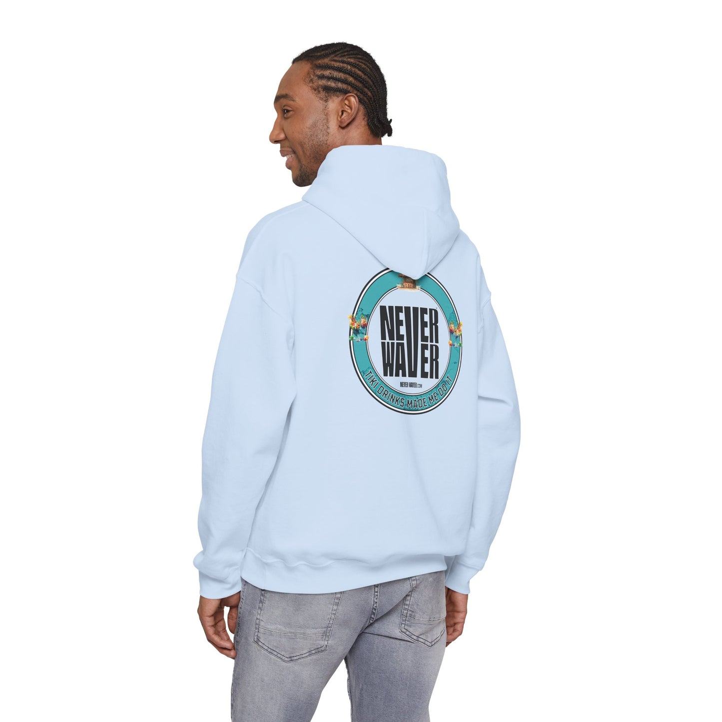 "Never Waver Tiki Drinks Made Me Do It? " Eco-Friendly Unisex Hoodie