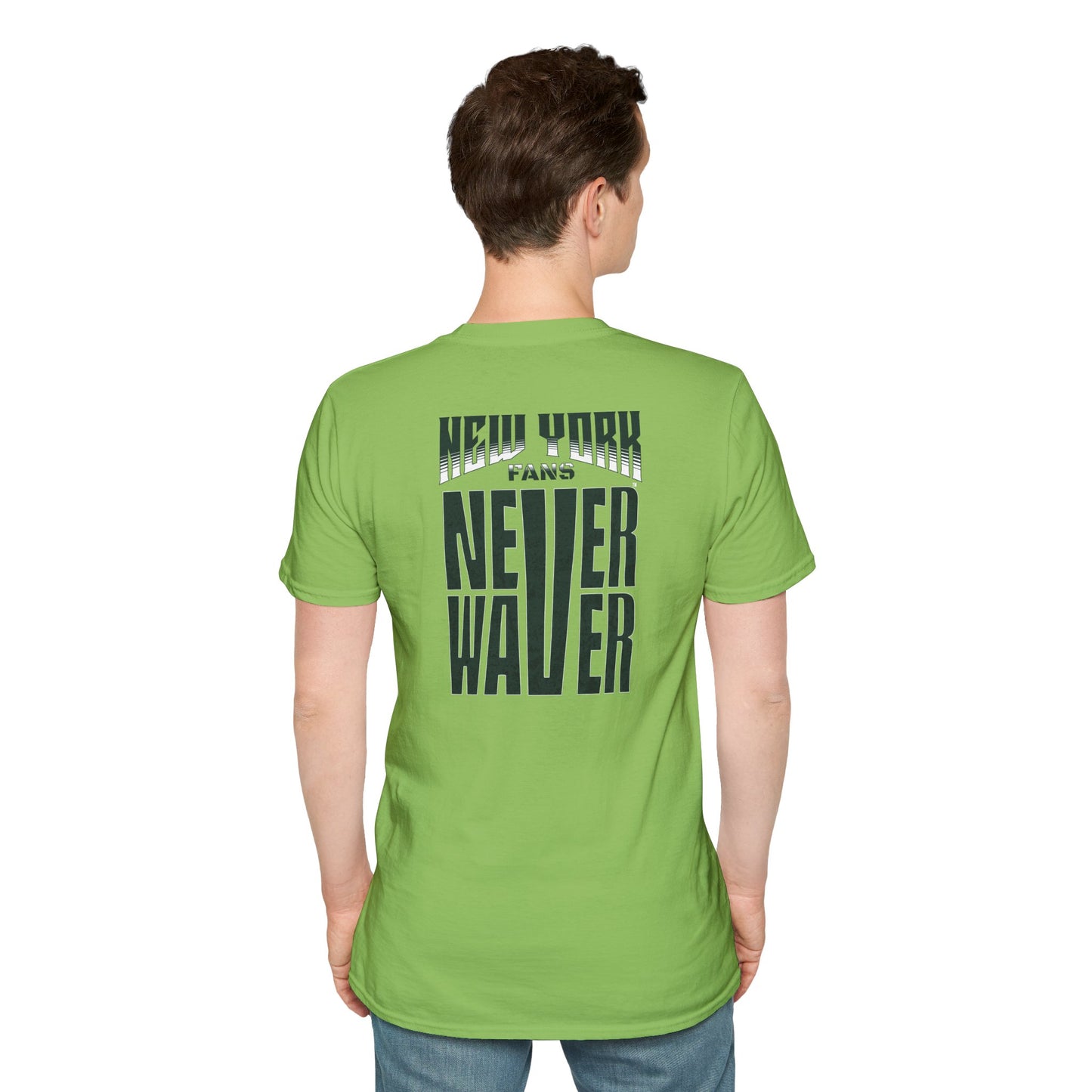 New York Fans Never Waver Unisex Softstyle T-Shirt