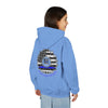 Never Waver Always Back The Blue  Vintage-Inspired Youth Hoodie with American Flag Design