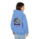 Never Waver Always Back The Blue  Vintage-Inspired Youth Hoodie with American Flag Design
