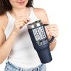 "Never Waver” Jesus Insulated Travel Mug -a bold, eye-catching design that reflects a steadfast faith and confidence in Christ. " - 40oz Sporty Drinkware