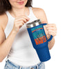 Miami Fans Never Waver W-Leopard Football Insulated Travel Mug, 40oz