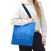 Never Waver Mamma Blue Leopard Tote Bag (AOP)