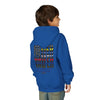 Never Waver Always Back Our First Responders Vintage-Inspired Youth Hoodie with American Flag Design
