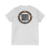 Never Waver Save Water Drink Beer  Unisex V-Neck Tee - Motivational Graphic Shirt