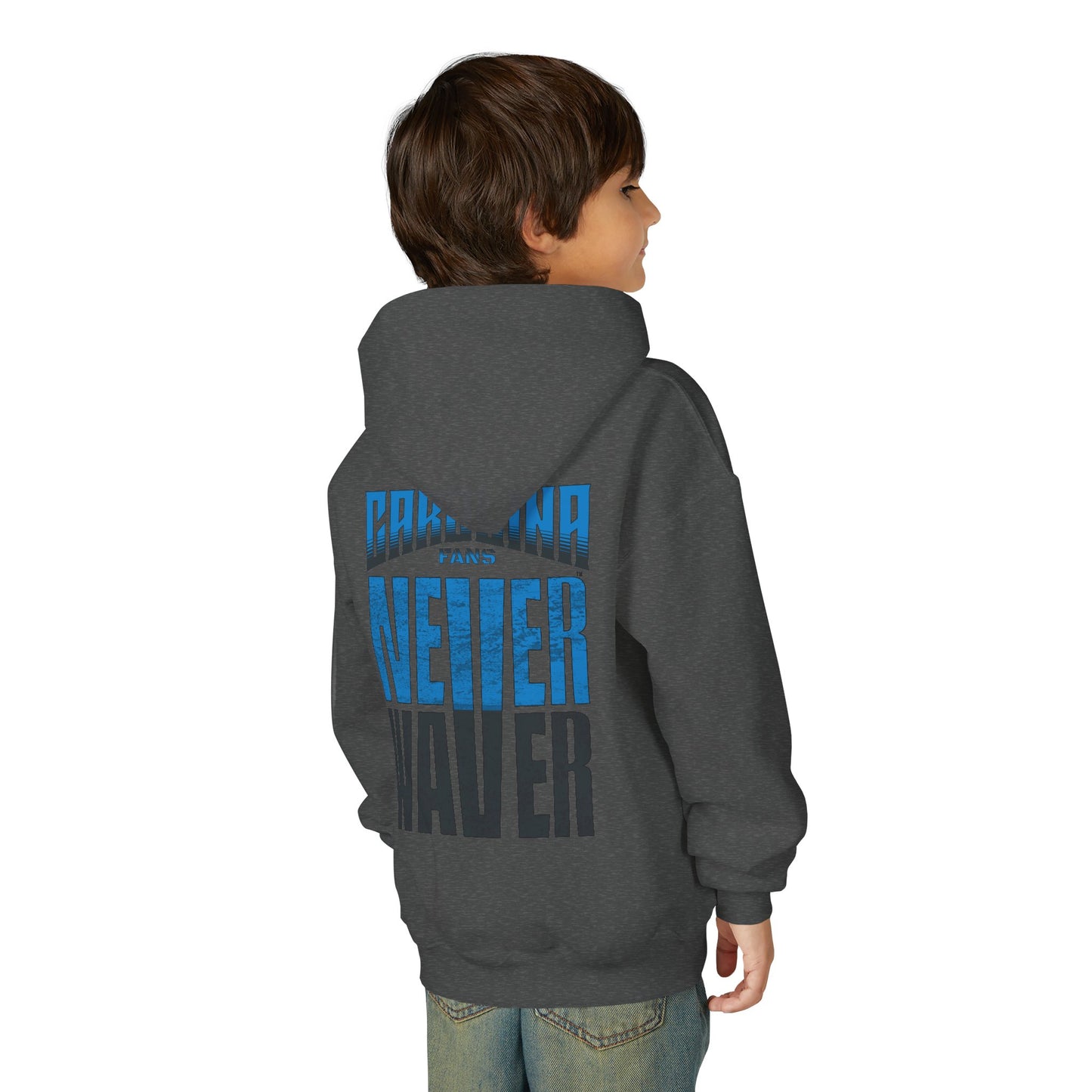 Carolina Fans Never Waver Youth Heavy Blend Hooded Sweatshirt