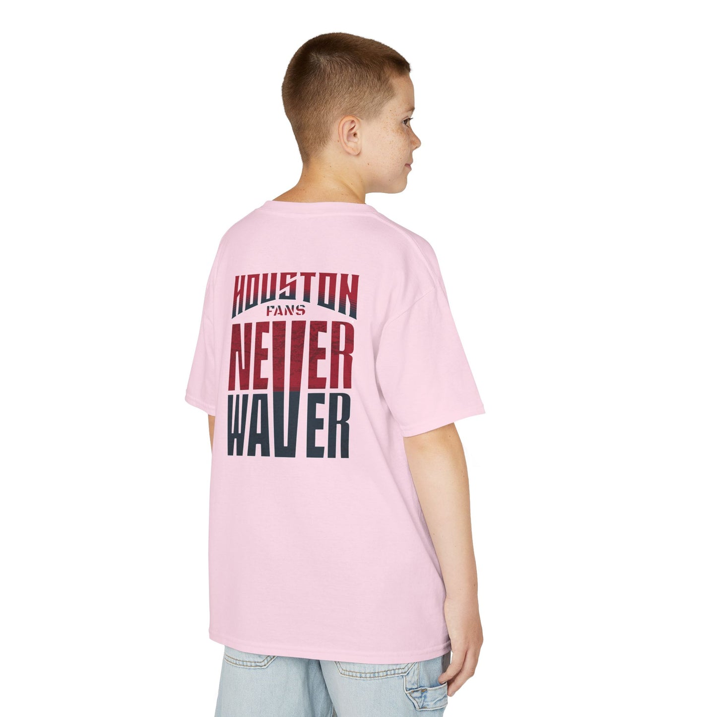 Houston Fans Never Waver Kids Heavy Cotton™ Tee