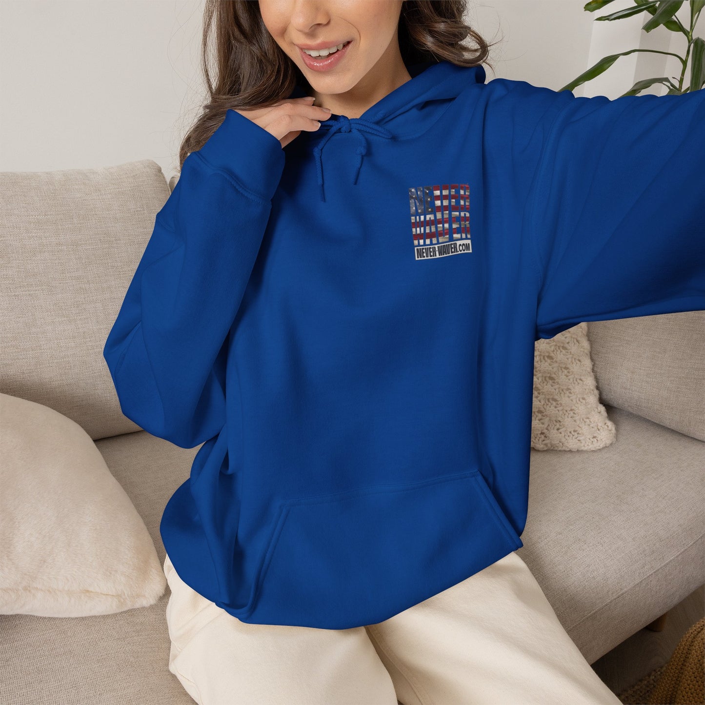 Never Waver® Earn It Hoodie | Old-School Backbone