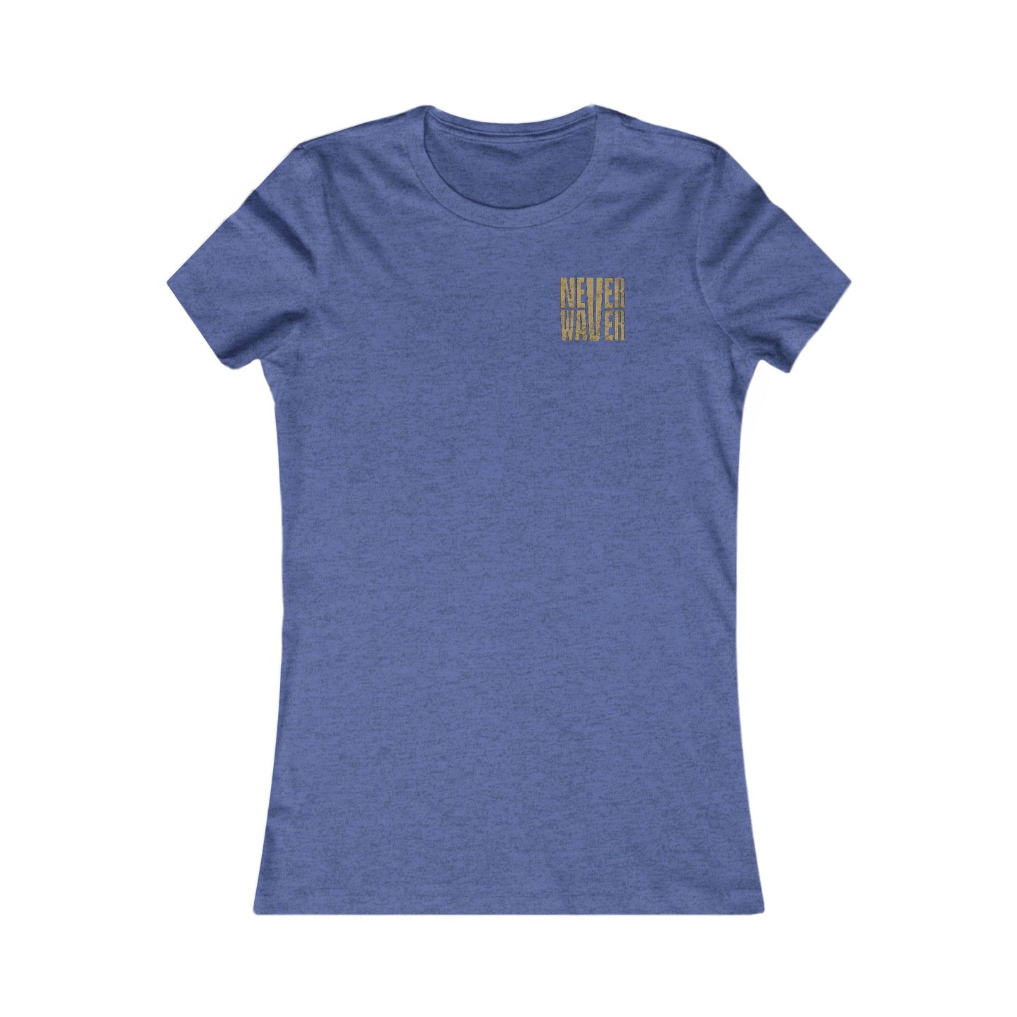 New Orleans Fans Never Waver W-Leopard Football Women's Favorite Tee