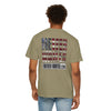 Never Waver Website Unisex Garment-Dyed T-Shirt - Patriotic Graphic Tee