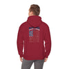 'New York Fans Never Waver' American Flag Design Unisex Heavy Blend™ Hoodie