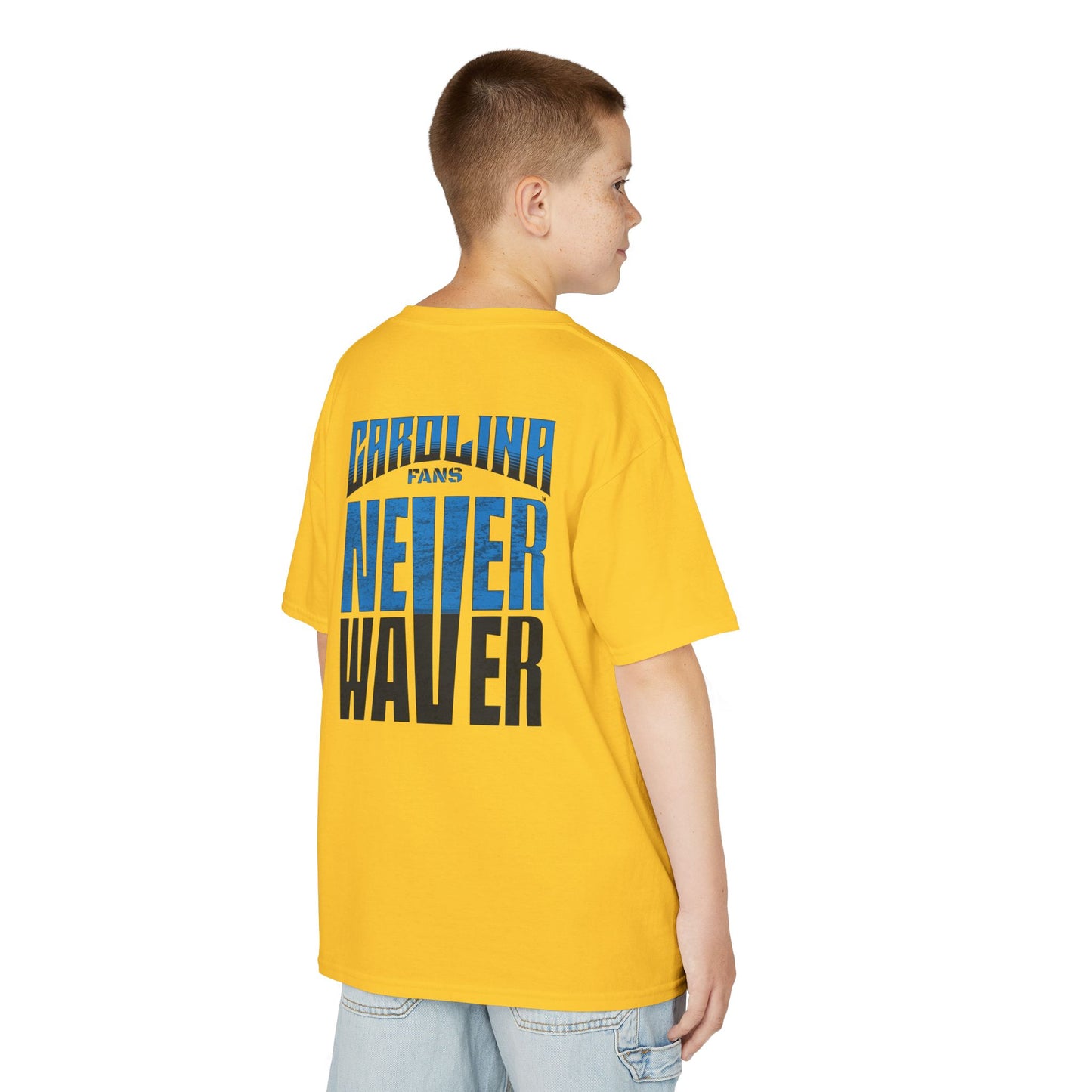 Carolina Fans Never Waver Kids Heavy Cotton™ Tee