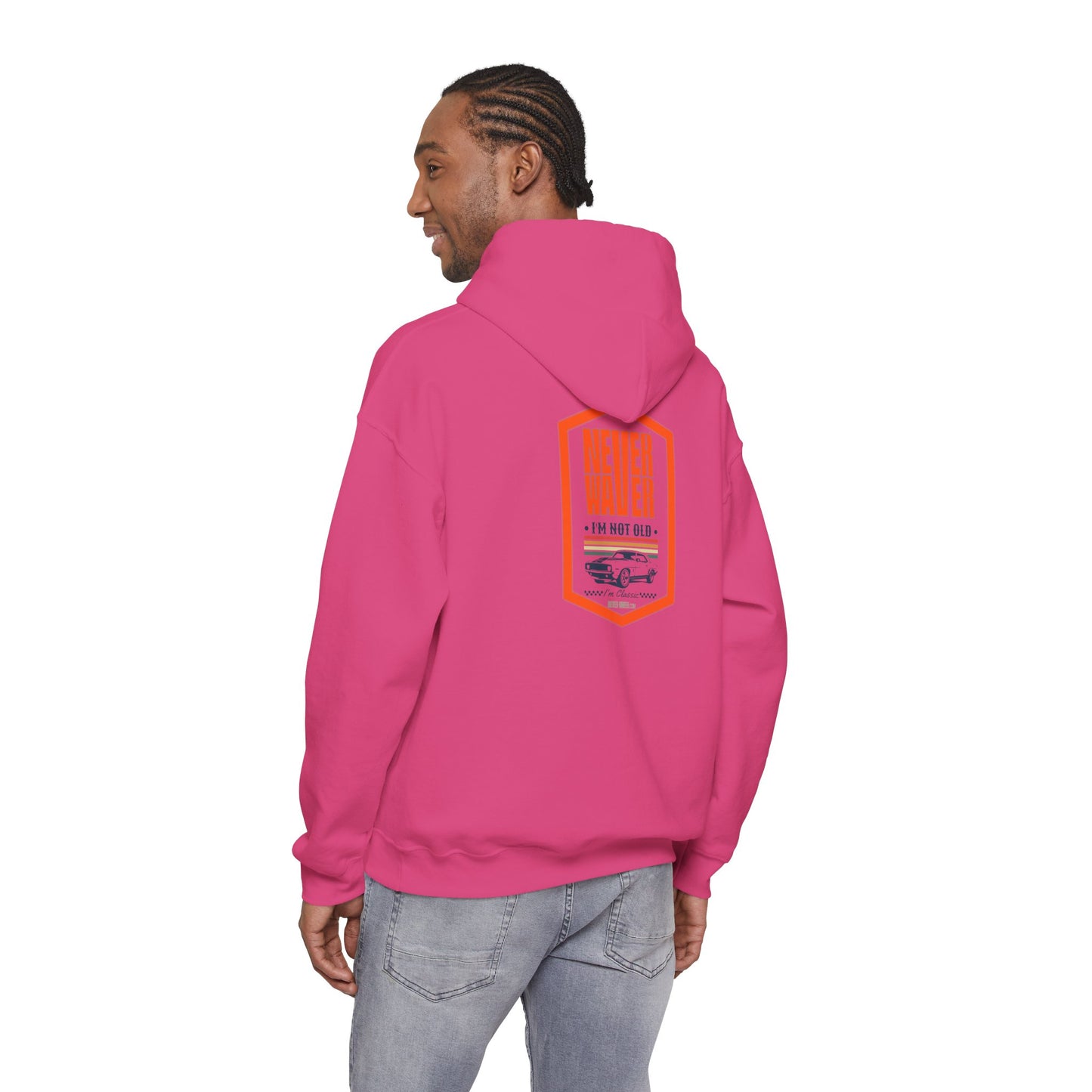 Never Waver I'm not old I'm a classic Unisex Heavy Blend™ Hoodie