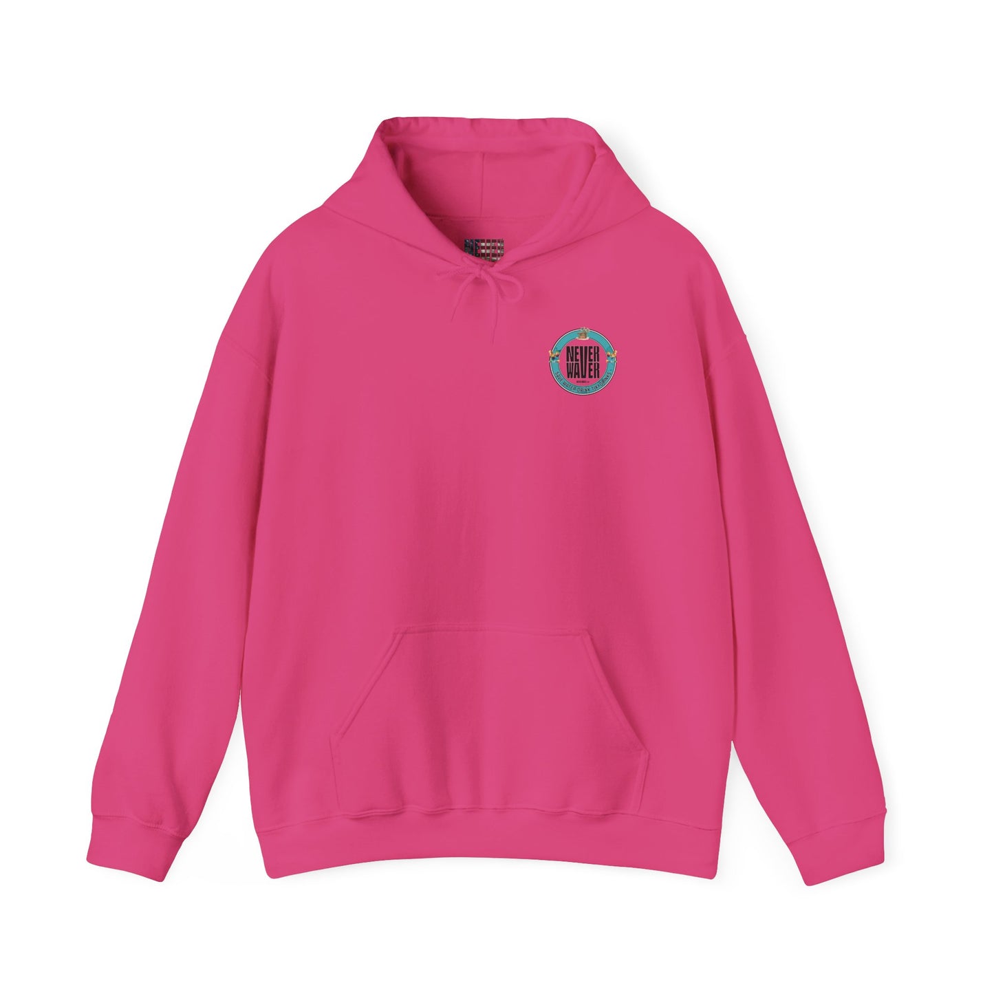 Eco-Friendly Unisex Hoodie: "Never Waver Save Water Drink Tiki Drinks"