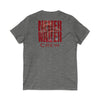 Never Waver Inspirational Crew T-Shirt Unisex V-Neck Tee