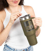 Never Waver Tree of Cancer Ribbons, Insulated Travel Mug -40oz
