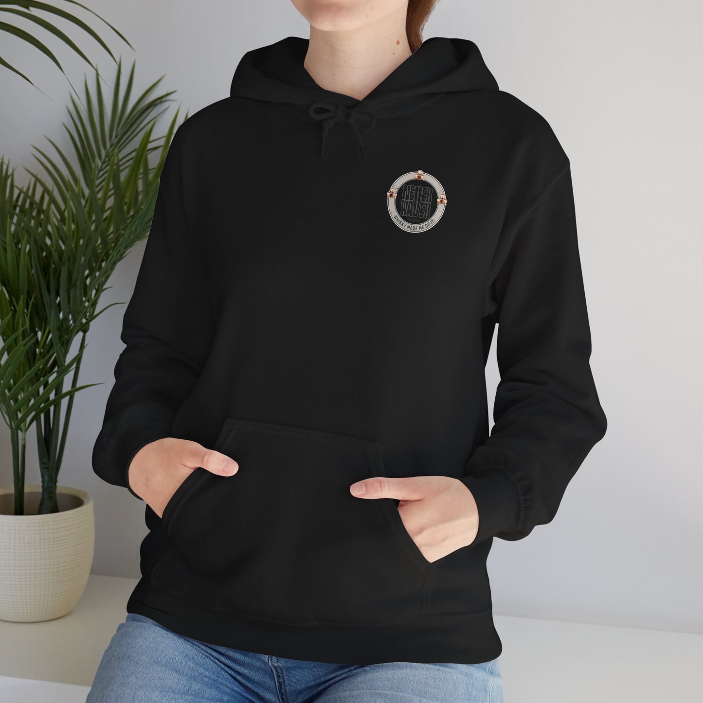 "Never Waver - Whiskey Made me do it?" Eco-Friendly Unisex Hoodie