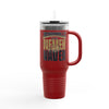 Jacksonville Fans Never Waver W-Leopard Football Insulated Travel Mug, 40oz
