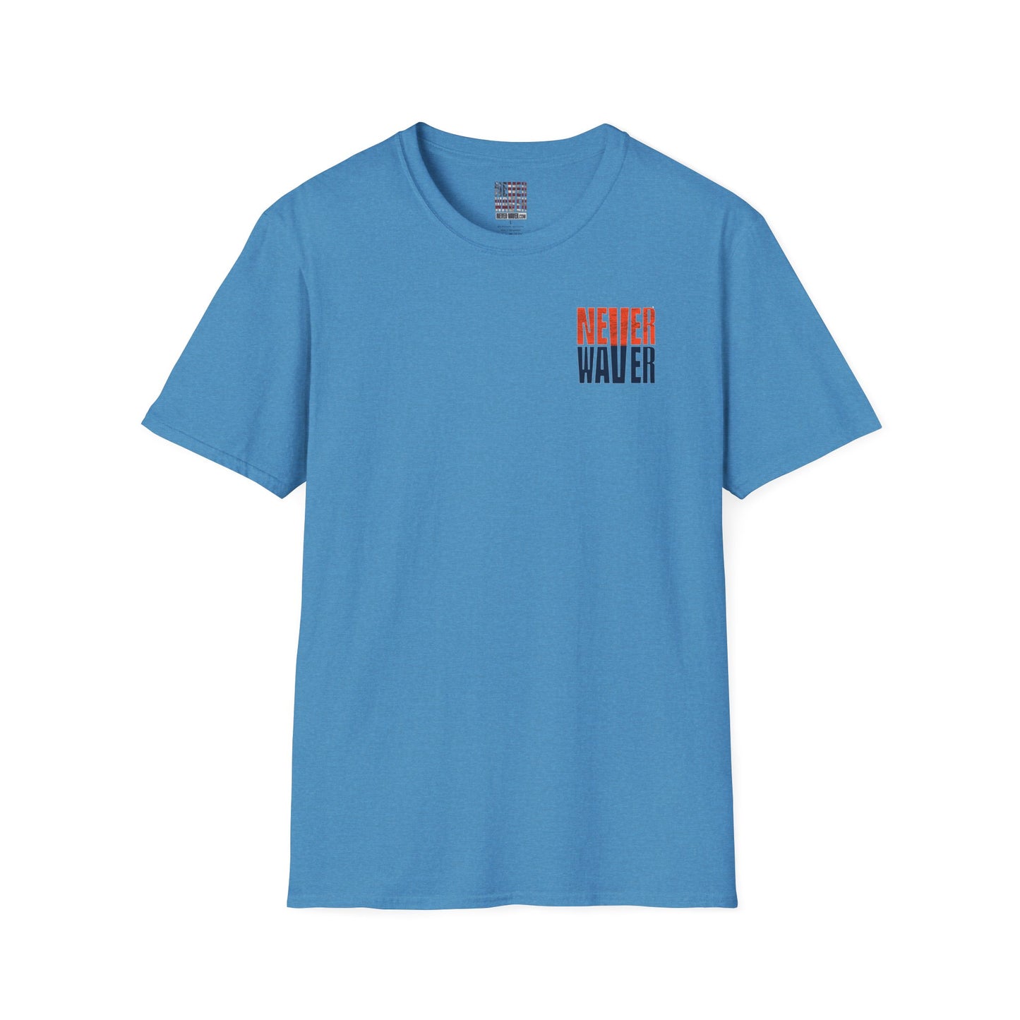 Denver Fans Never Waver Unisex Softstyle T-Shirt