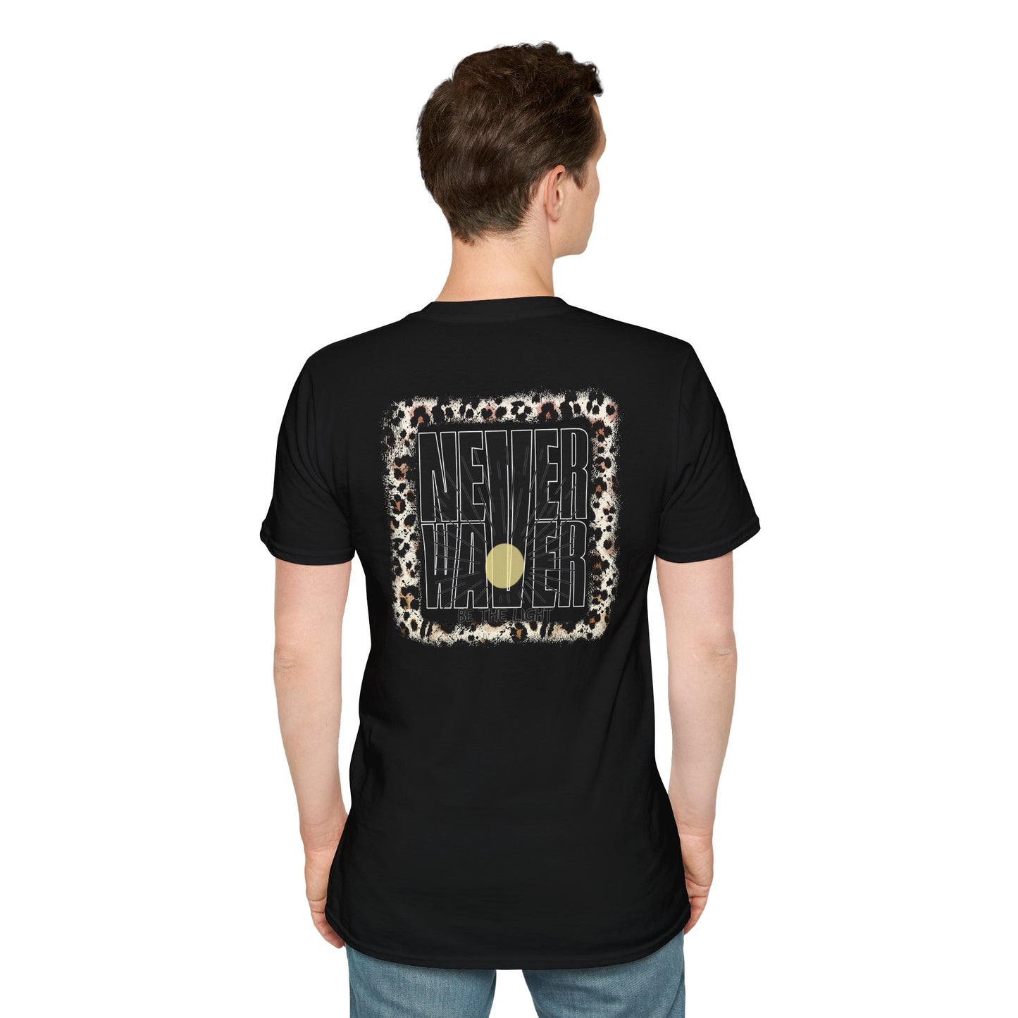 NEVER WAVER Be The Light Unisex Soft style T-Shirt
