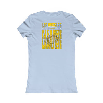 Los Angeles Fans Never Waver W-Leopard Football Women's Favorite Tee