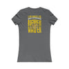 Los Angeles Fans Never Waver W-Leopard Football Women's Favorite Tee