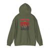 Tampa Bay Fans  Never Waver  w Leopard Football Unisex Heavy Blend™ Hoodie - Perfect for Sports Fans