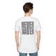 Never Waver” Jesus a bold, eye-catching design that reflects a steadfast faith and confidence in Christ. Unisex Soft style T-Shirt by Printify