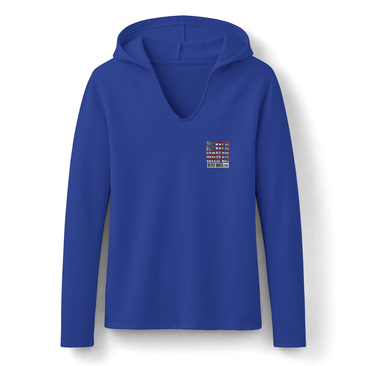 Never Waver Definition Hoodie — Stand By Your Word Back Graphic Womens