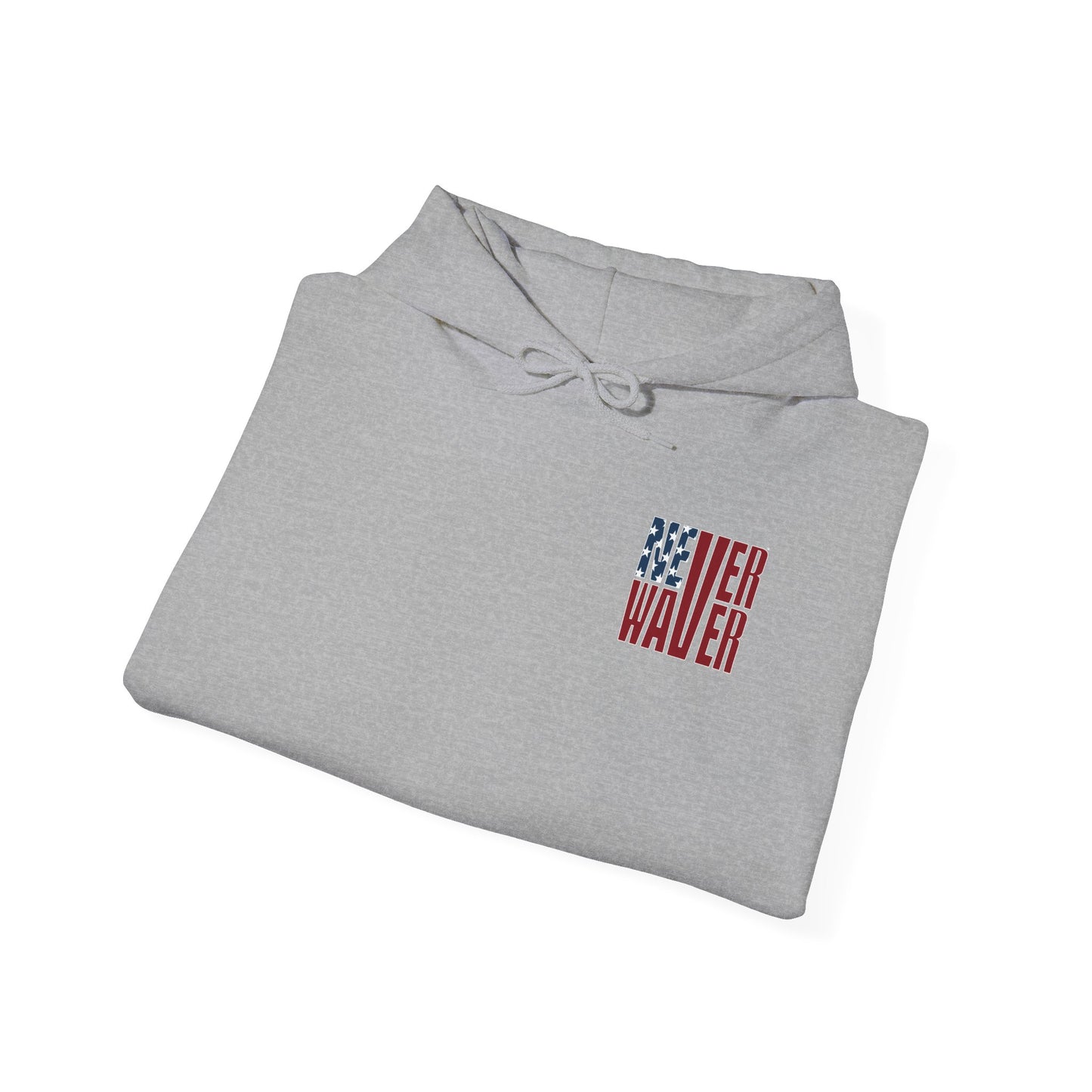 'New York Fans Never Waver' American Flag Design Unisex Heavy Blend™ Hoodie