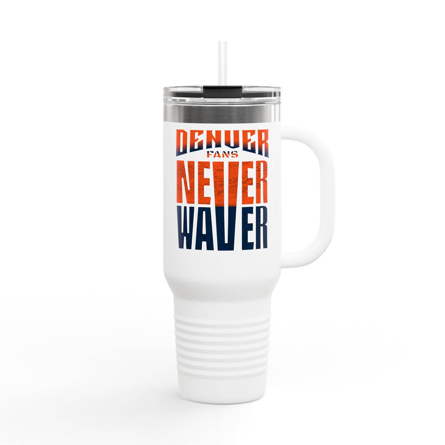 Denver Fans Never Waver Insulated Travel Mug, 40oz